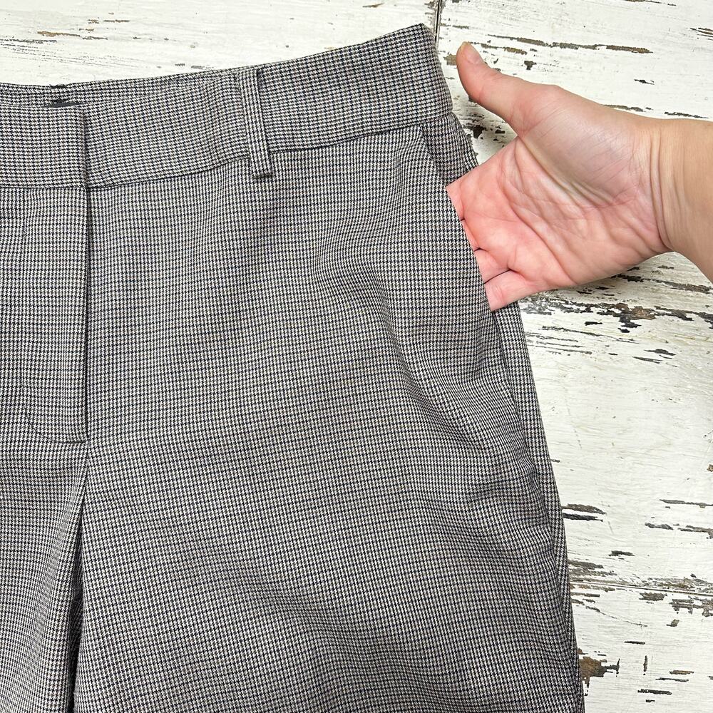 Talbots Newport Pants Classic Houndstooth Print Wool Blend Size 6P 6 Petite - Picture 10 of 12